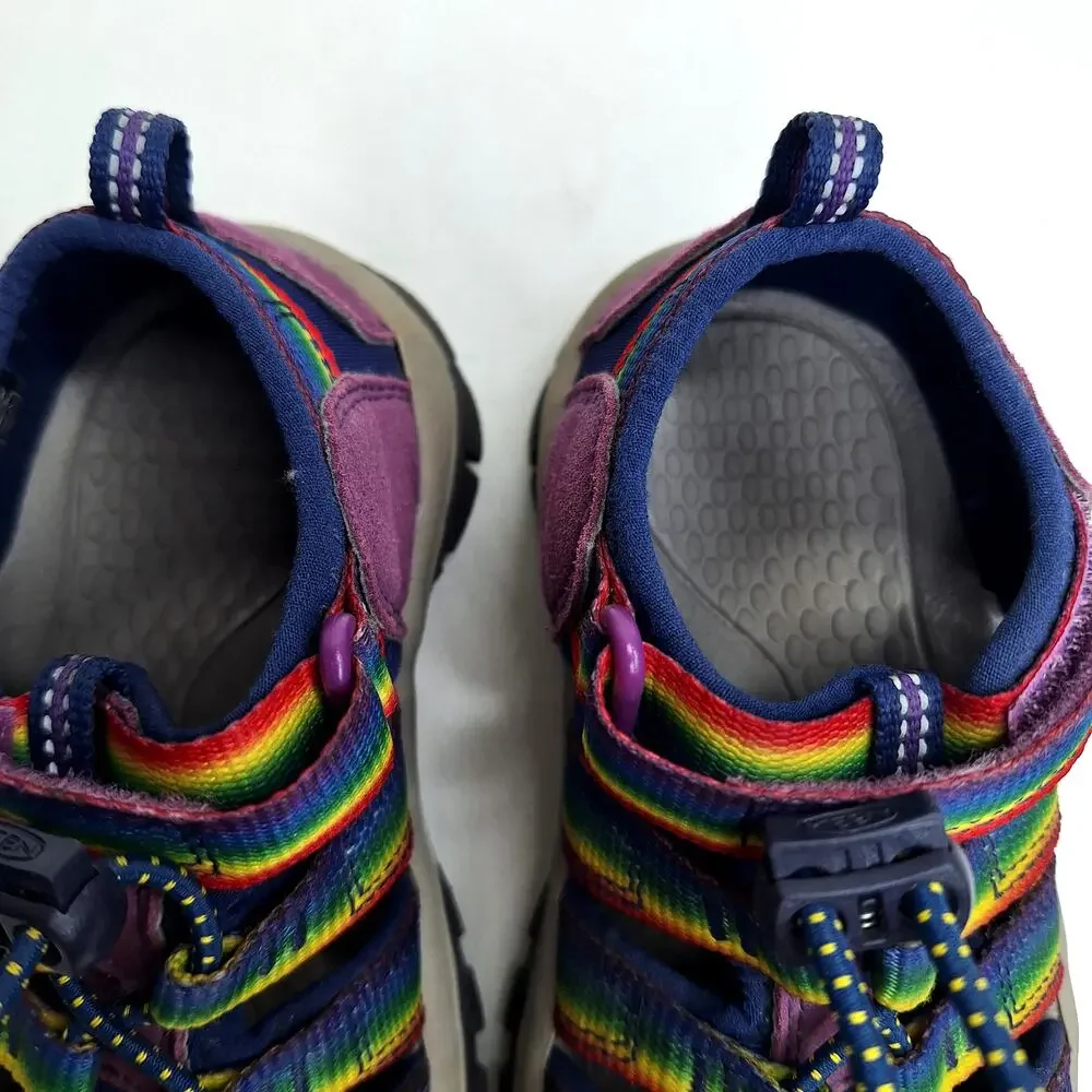 KEEN Newport H2 Sandals Tillandsia Rainbow Kids 10 Outdoor Hiking Closed Toe
